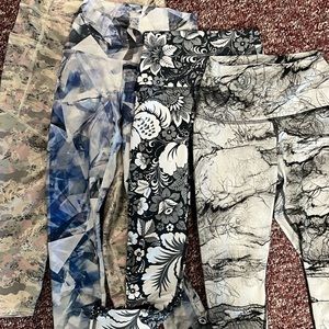 Four pairs of EVOLUTION and CREATION leggings.  Small.  Like new condition.